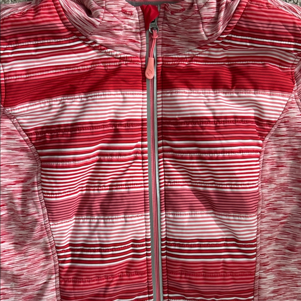 Jockey Red and White Hooded Jacket - Picture 3 of 3